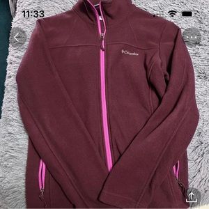 small women’s columbia fleece jacket